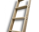 Oak - White Quarter Sawn 20 In. Wide Ladder - Up to 8 ft. (Order In-Stock for 8 ft.)